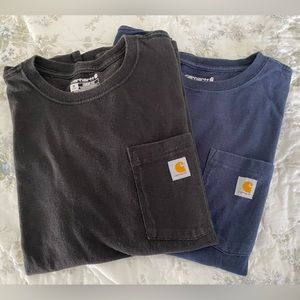 Men’s Carhartt short sleeve tee’s (two tee shirts)